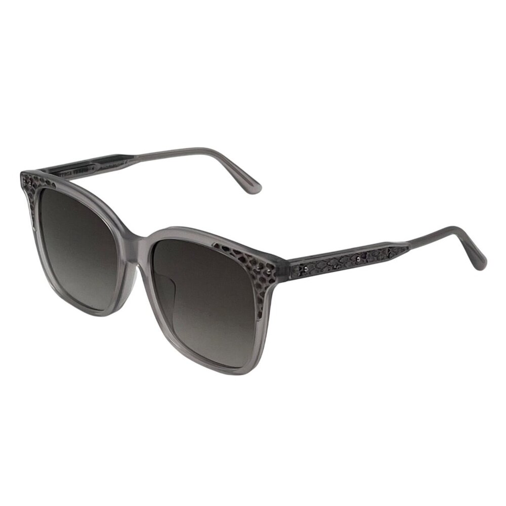 Bottega Veneta Sunglasses Gray Gradient Square BV0118SA With Case & Certificate - Picture 4 of 16